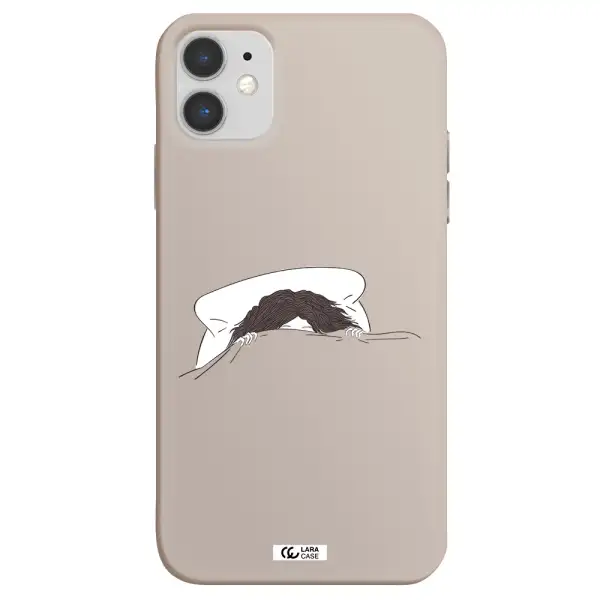 Do Not Wake Me Up Apple iPhone 11 Silicone Stone Case