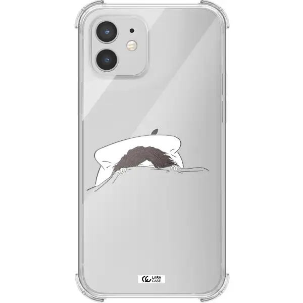 Do Not Wake Me Up Apple iPhone 12 Clear PC Case