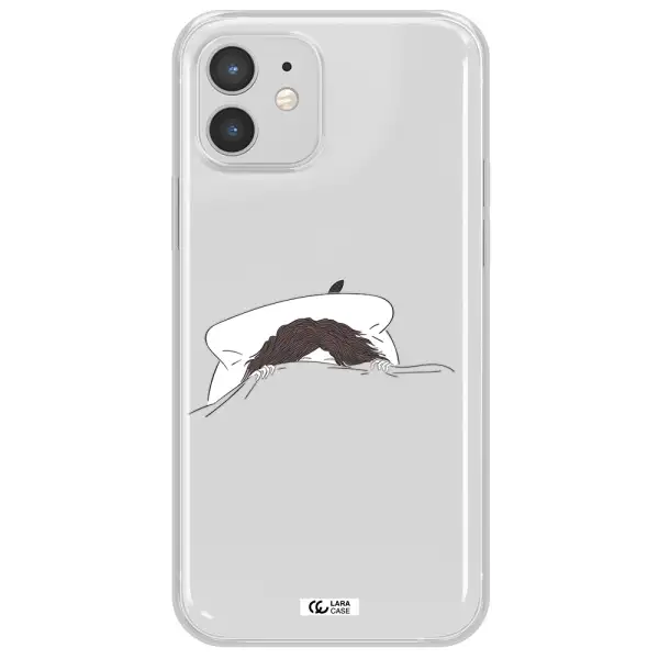 Do Not Wake Me Up Apple iPhone 12 Clear TPU Case