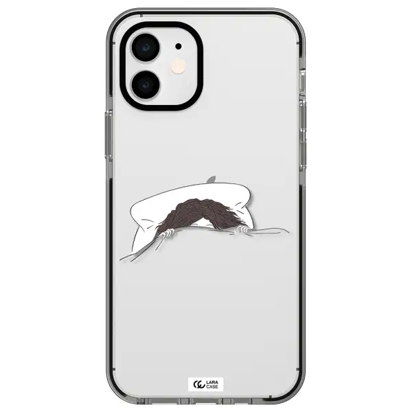 Do Not Wake Me Up Apple iPhone 12 impact black border Case