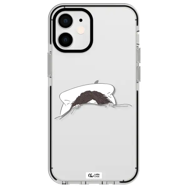 Do Not Wake Me Up Apple iPhone 12 mini impact black border Case