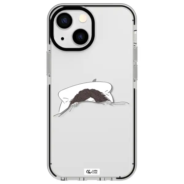 Do Not Wake Me Up Apple iPhone 13 mini impact black border Case