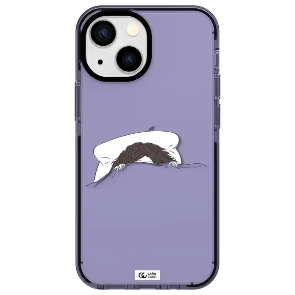 Do Not Wake Me Up Apple iPhone 13 mini impact Lilac Case
