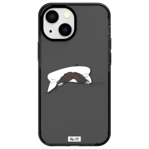 Do Not Wake Me Up Apple iPhone 13 mini impact Smoke Black Case