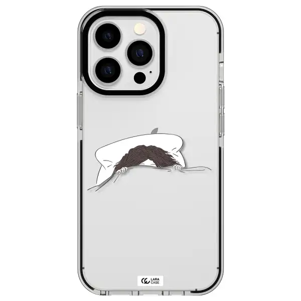 Do Not Wake Me Up Apple iPhone 13 Pro impact black border Case