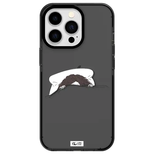 Do Not Wake Me Up Apple iPhone 13 Pro impact Smoke Black Case