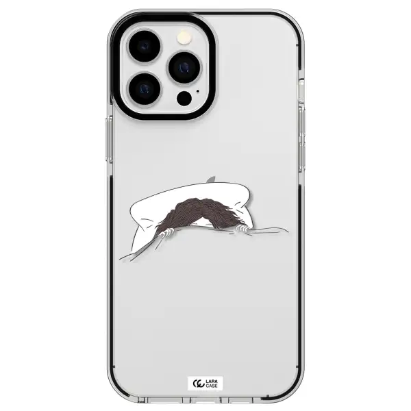 Do Not Wake Me Up Apple iPhone 13 Pro Max impact black border Case