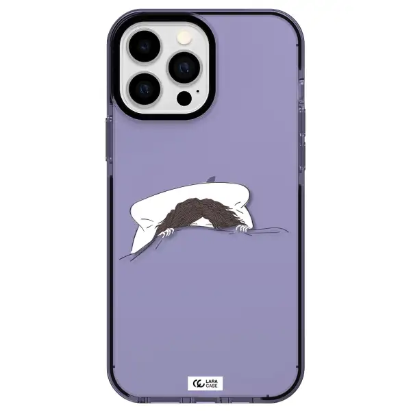 Do Not Wake Me Up Apple iPhone 13 Pro Max impact Lilac Case