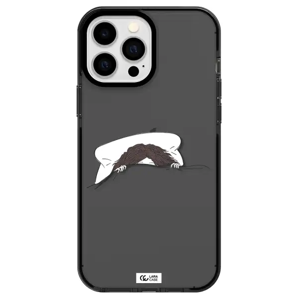 Do Not Wake Me Up Apple iPhone 13 Pro Max impact Smoke Black Case