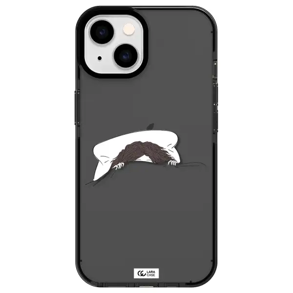 Do Not Wake Me Up Apple iPhone 14 impact Smoke Black Case