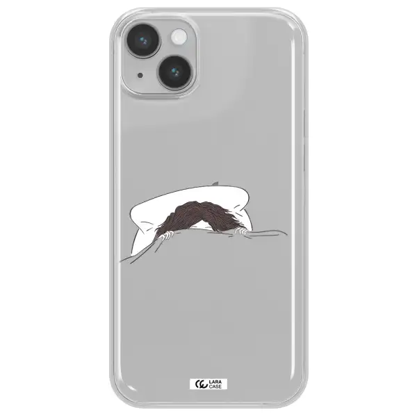 Do Not Wake Me Up Apple iPhone 14 plus Clear TPU Case