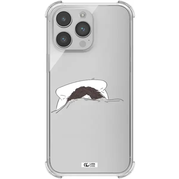 Do Not Wake Me Up Apple iPhone 14 pro Clear PC Case