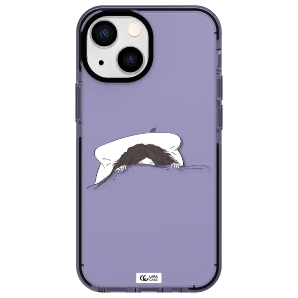 Do Not Wake Me Up Apple iPhone 15 impact Lilac Case