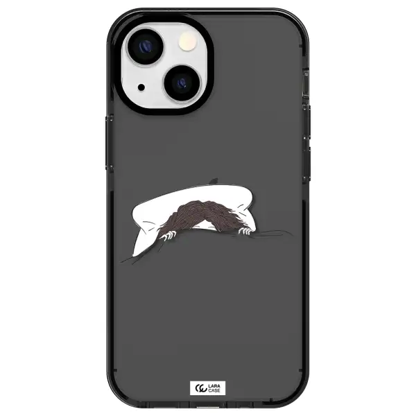 Do Not Wake Me Up Apple iPhone 15 impact Smoke Black Case