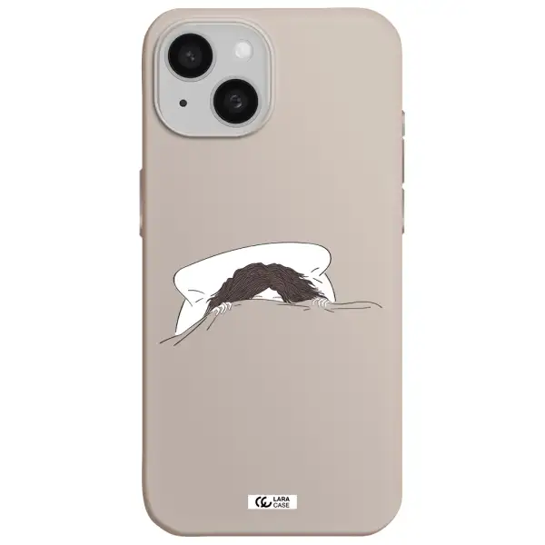 Do Not Wake Me Up Apple iPhone 15 Silicone Stone Case