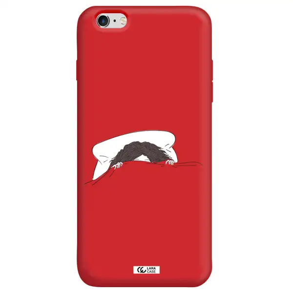 Do Not Wake Me Up Apple iPhone 6S Silicone Imperial Red Case