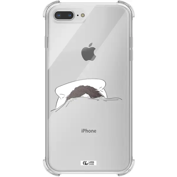 Do Not Wake Me Up Apple iPhone 8 plus Clear PC Case