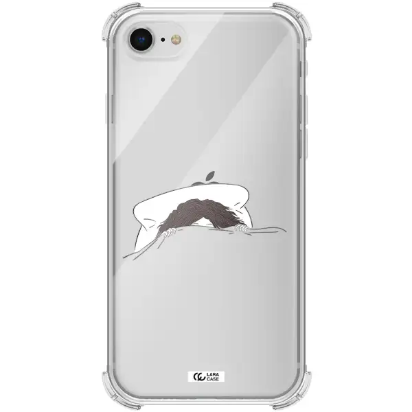 Do Not Wake Me Up Apple iPhone se 2020 Clear PC Case