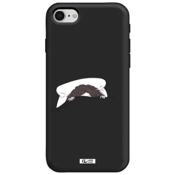 Do Not Wake Me Up Apple iPhone se 2020 Silicone black Case