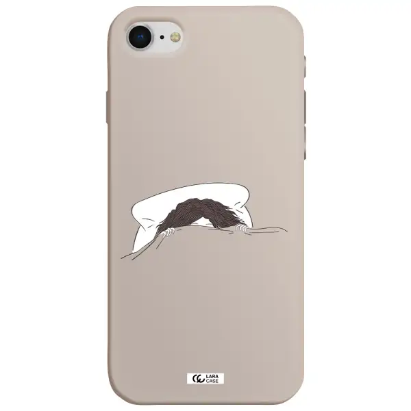 Do Not Wake Me Up Apple iPhone se 2020 Silicone Stone Case