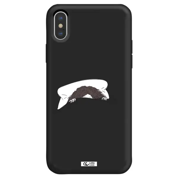 Do Not Wake Me Up Apple iPhone X Silicone black Case