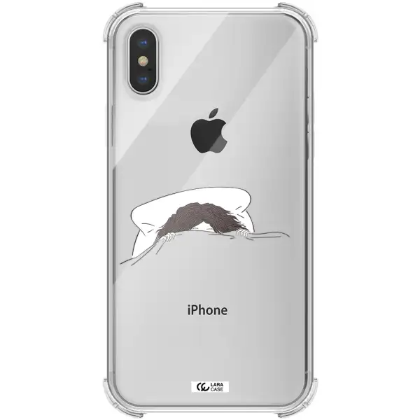 Do Not Wake Me Up Apple iPhone XS Clear PC Case