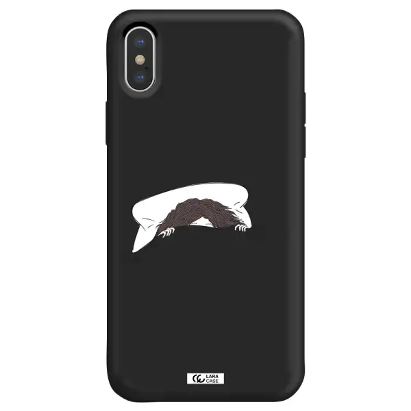 Do Not Wake Me Up Apple iPhone XS Silicone black Case