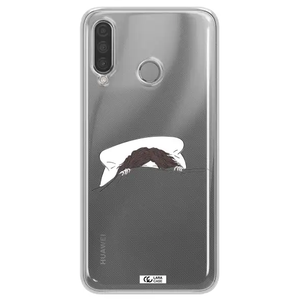 Do Not Wake Me Up Huawei P30 Lite Clear TPU Case