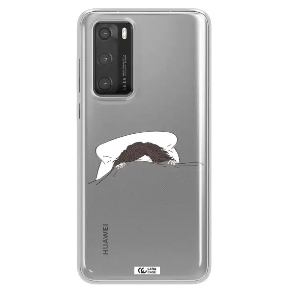 Do Not Wake Me Up Huawei P40 Clear TPU Case