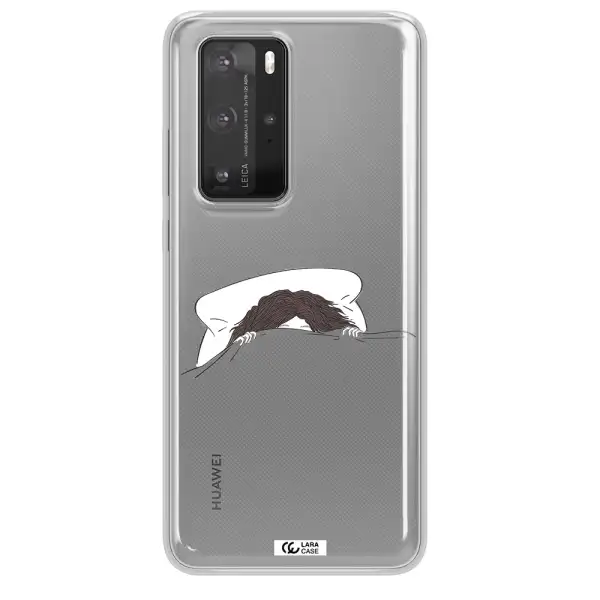 Do Not Wake Me Up Huawei P40 Pro Clear TPU Case