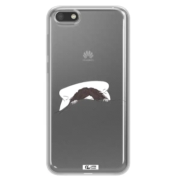 Do Not Wake Me Up Huawei Y5 2018 Clear TPU Case