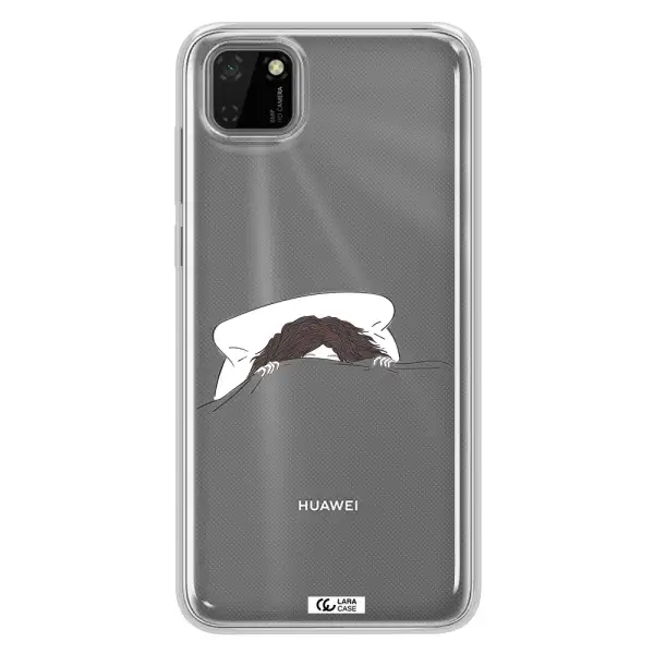 Do Not Wake Me Up Huawei Y5P Clear TPU Case