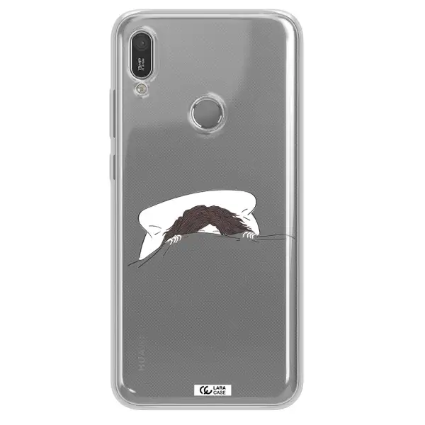 Do Not Wake Me Up Huawei Y6 2019 Clear TPU Case