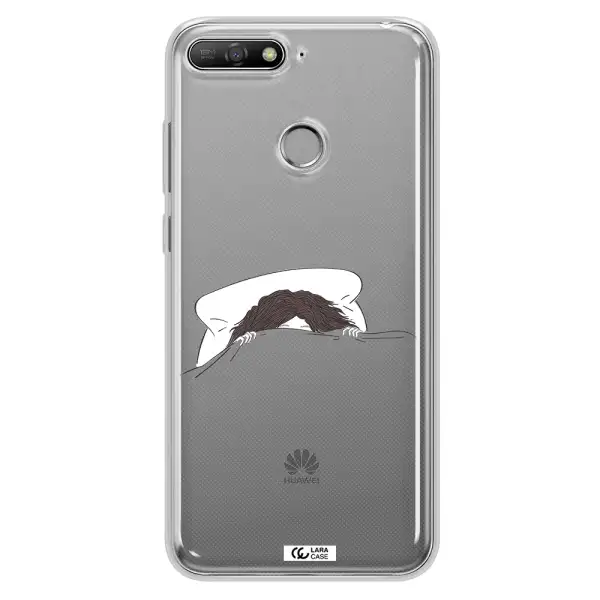 Do Not Wake Me Up Huawei Y6 Prime 2018 Clear TPU Case