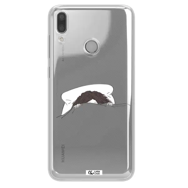 Do Not Wake Me Up Huawei Y7 2019 Clear TPU Case