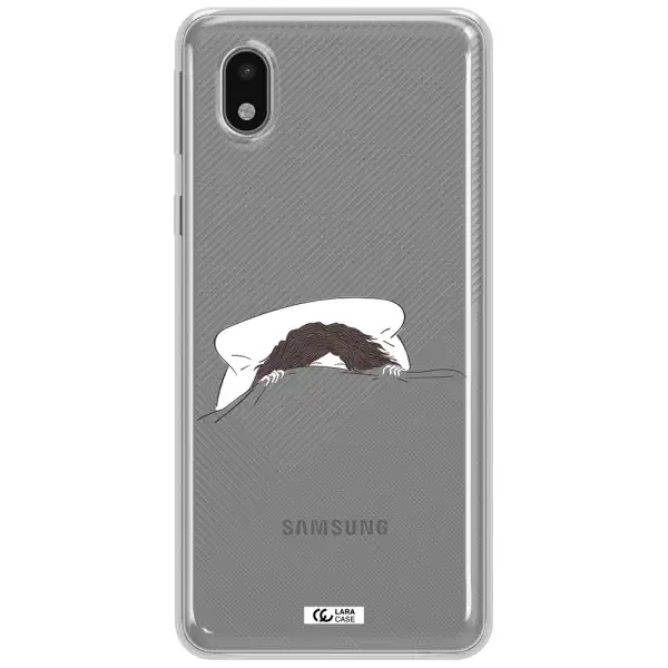Do Not Wake Me Up Samsung A01 Core Clear Tpu Case