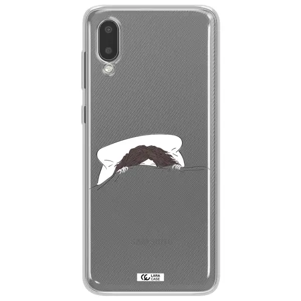 Do Not Wake Me Up Samsung A02 Clear TPU Case
