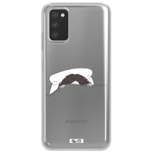 Do Not Wake Me Up Samsung A03S Clear TPU Case