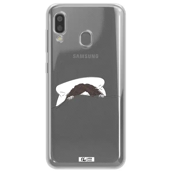 Do Not Wake Me Up Samsung A20 Clear TPU Case