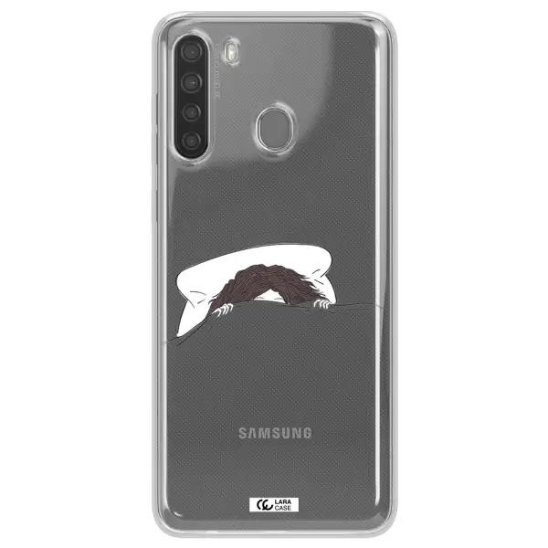 Do Not Wake Me Up Samsung A21 Clear TPU Case