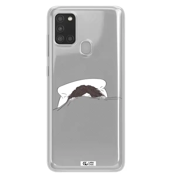 Do Not Wake Me Up Samsung A21S Clear TPU Case