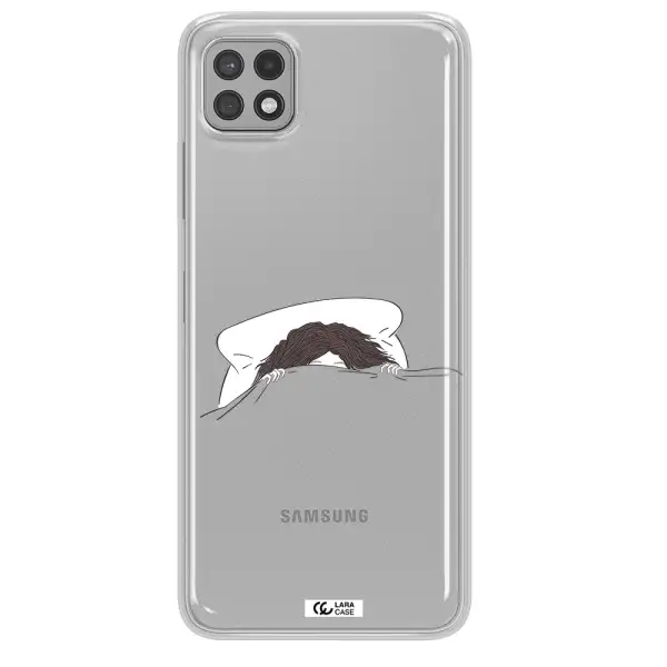 Do Not Wake Me Up Samsung A22 5g Clear TPU Case