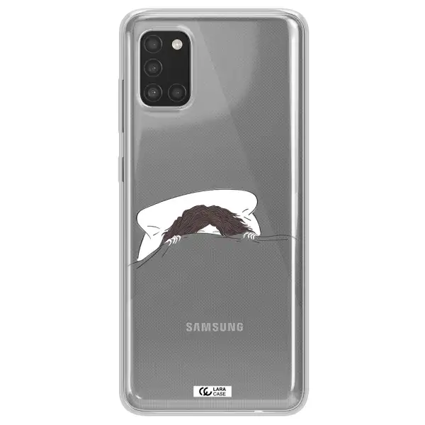 Do Not Wake Me Up Samsung A31 Clear TPU Case