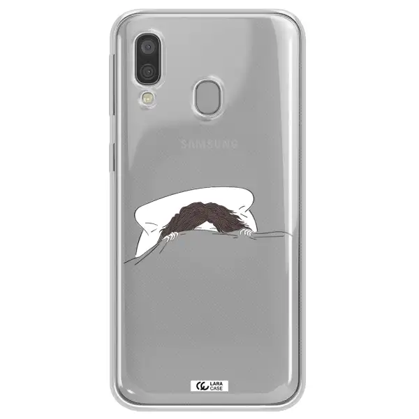 Do Not Wake Me Up Samsung A40 Clear TPU Case