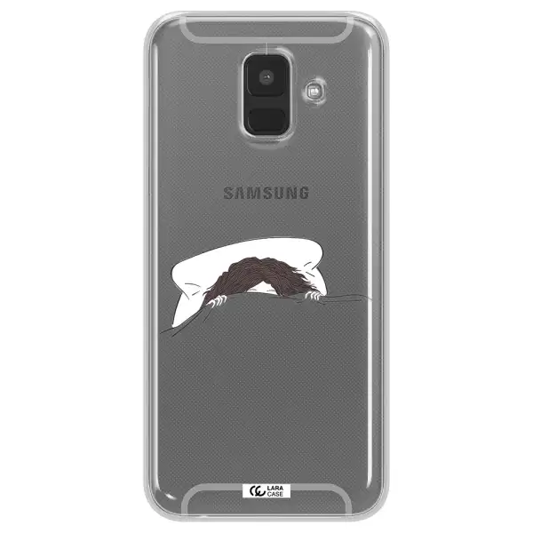 Do Not Wake Me Up Samsung A6 Clear TPU Case