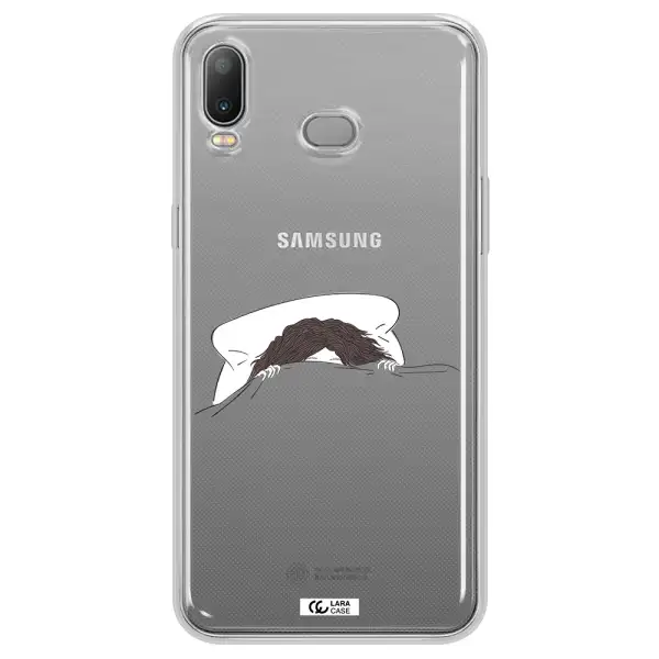 Do Not Wake Me Up Samsung A6S Clear TPU Case