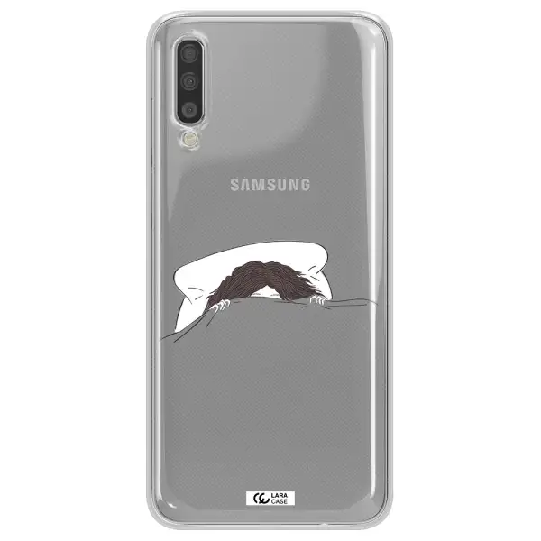 Do Not Wake Me Up Samsung A70S Clear Tpu Case