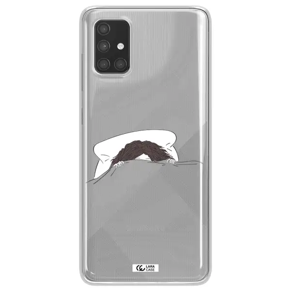 Do Not Wake Me Up Samsung A71 Clear TPU Case