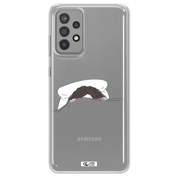Do Not Wake Me Up Samsung A72 Clear TPU Case