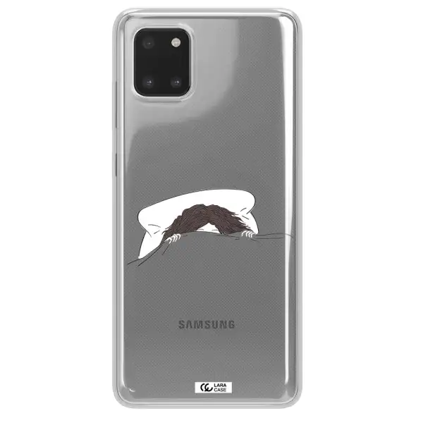 Do Not Wake Me Up Samsung A81 Clear TPU Case